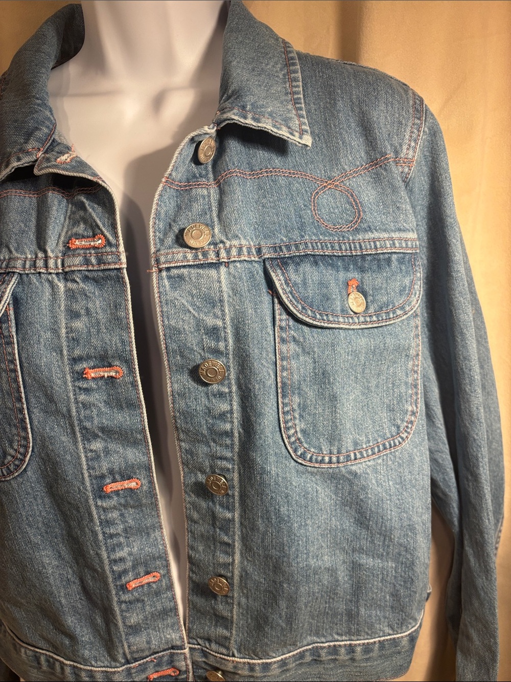 Madewell Western Edition Rare Crop Light Blue Denim Jacket - Picture 6 of 9